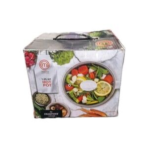 The Champions Collection‎ MasterChef Brand New 1.25 Qt Stainless Steel Hot Pot